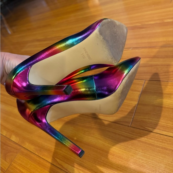 Nine West Tatiana Rainbow Ombre Pointed Toed Pumps - Picture 3 of 5